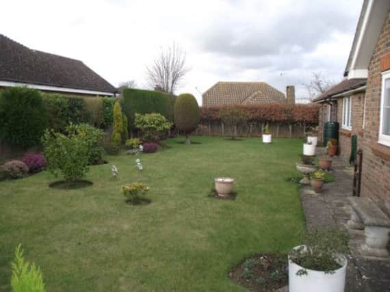 Garden at bungalow for sale in Firle Road, Bexhill