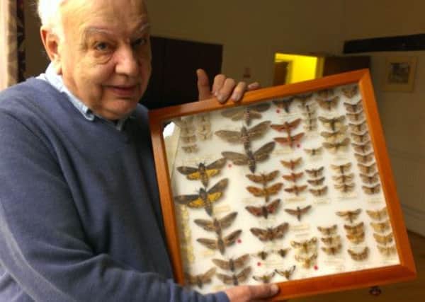 Bob Palmer will be displaying cases of moths in a new exhibition at Storrington Museum, opening on Saturday April 13