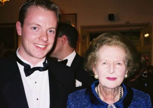 Horsham District Councillor Christian Mitchell and former Prime Minister Margaret Thatcher - submitted
