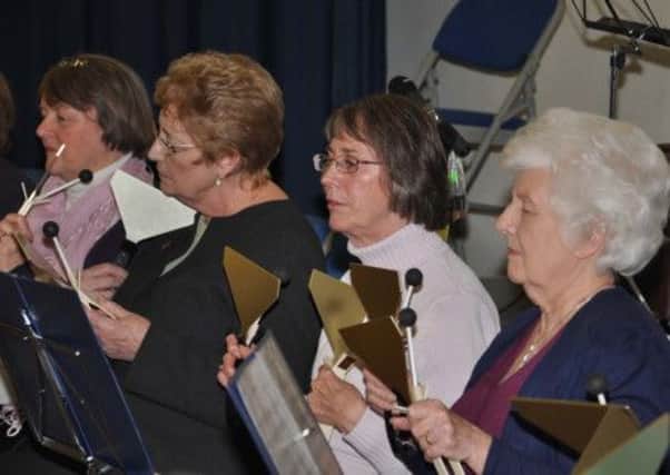 Horsham U3A Bell ringers at the Sun Music Day. Picture submitted