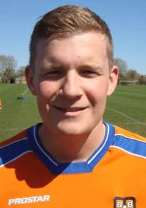 Ollie Norris scored the goal which put Battle Baptists through to the National Christian Trophy final