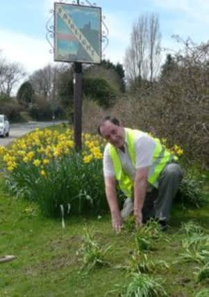 The Parish Council has planted 700 Snowdrop bulbs on Battery Hill, opposite the Post Office and General Stores