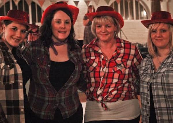 Splendid Occasions team at a barn dance in aid of Comic Relief (submitted).