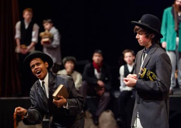 Kwame Owusu during the schools recent production of Fiddler on the Roof. Picture submitted