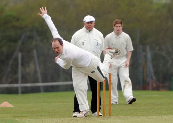 Just Gr-eight! James Chaloner took best figures of 8-49 on Saturday