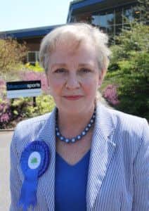Horsham District Councillor for Chantry ward Diana Van Der Klugt - photograph from Horsham District Council