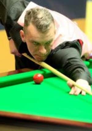 Mark Davis is up to 13th in the latest world snooker rankings. Picture courtesy of World Snooker.