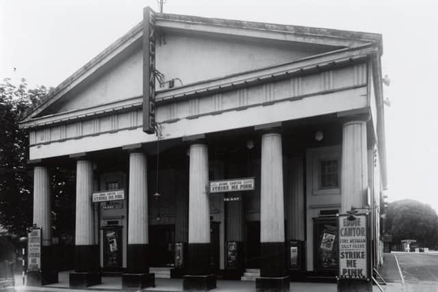 The Exchange Cinema showing the musical comedy, Strike me Pink, in 1935.