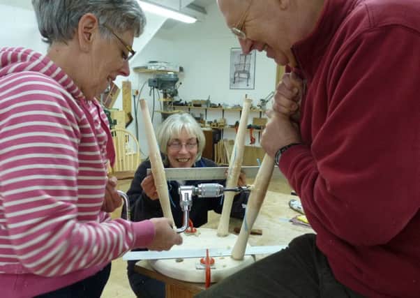 Students can learn to make their own Windsor chair