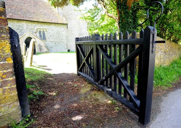 Pyecombe church gate