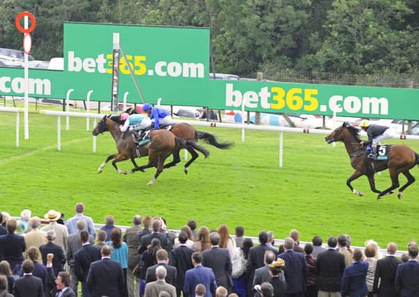Noble Mission wins at Glorious Goodwood in 2012  Picture by Malcolm Wells