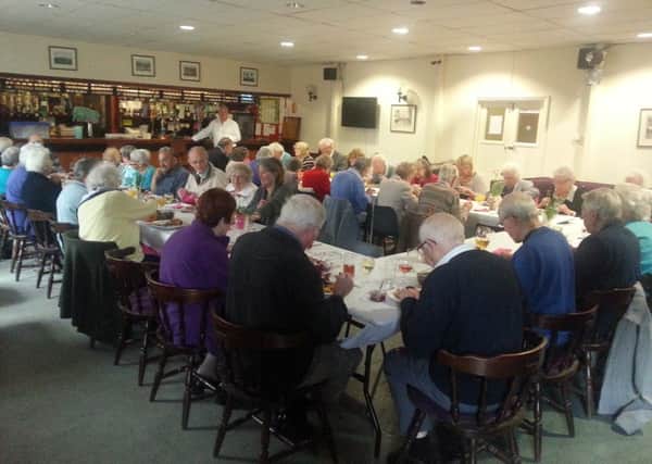 Robertsbridge Bonfire Society held an annual lunch for around 45 more senior residents of the Village on Sunday