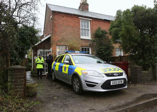 Scene at Cherry Tree Cottage in East Ashling where Debbie Levey was found   Picture by Eddie Mitchell