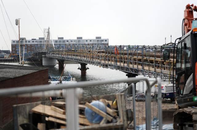 Shoreham's new footbridge is taking shape