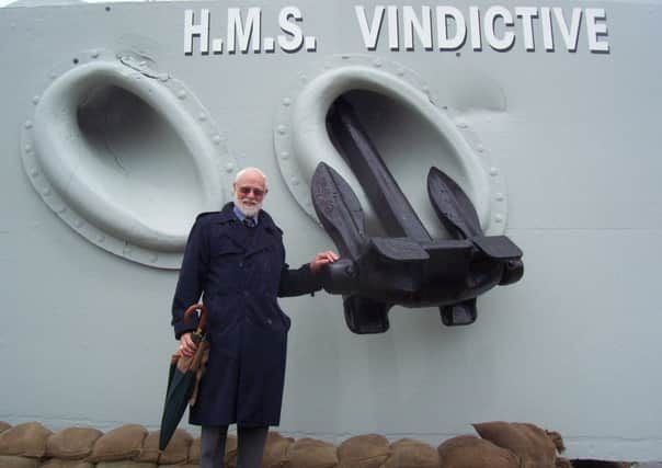 David Slade at the Vindictive memorial