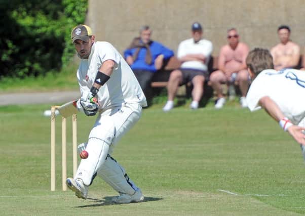 Johann Brouwer top scored with 83 for Southwater, while (below) skipper Alex Harding made a half century. Photos by Steve Cobb