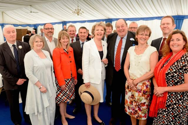 Penelope Keith and Nicholas Soames MP with sponsors of the awards.
Sussex Food Awards Launch at The South of England Show 06/06/13