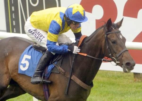 Synthe Davis and AP McCoy on their way to winning the opener at Fontwell  Picture by Louise Adams C130785-2