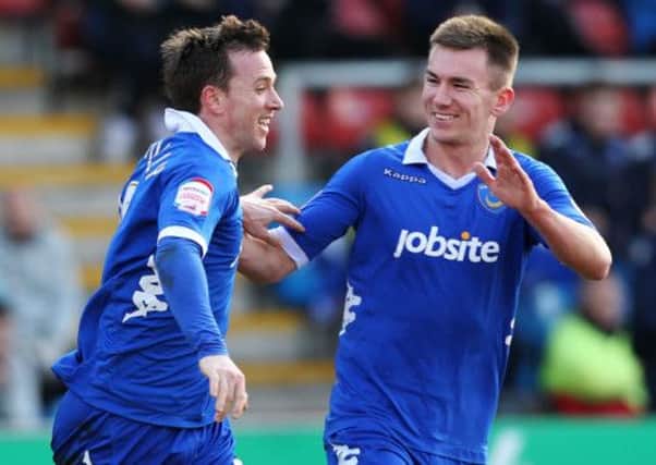 David Connolly, left, believes Jed Wallace is at the right club to develop his game Picture: Joe Pepler