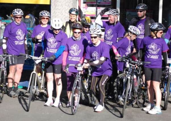 Princess Royal Hospital League of Friends team after the Haywards Heath Bike Ride