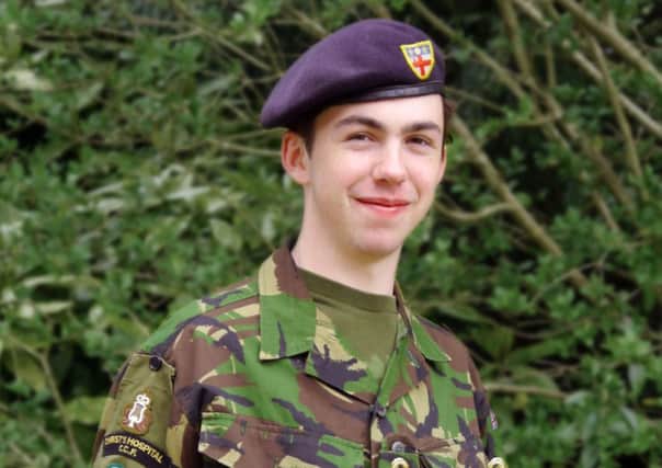 Cadet Colour Sergeant Tal McMaster Christie
