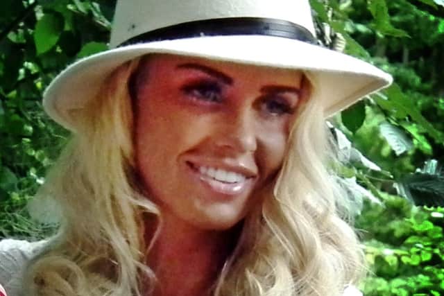 Katie Price at Churchwood School