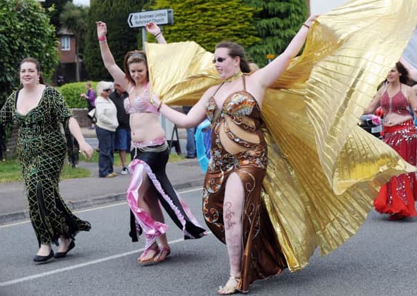 Rustington's carnival procession in full swing    L25116H13