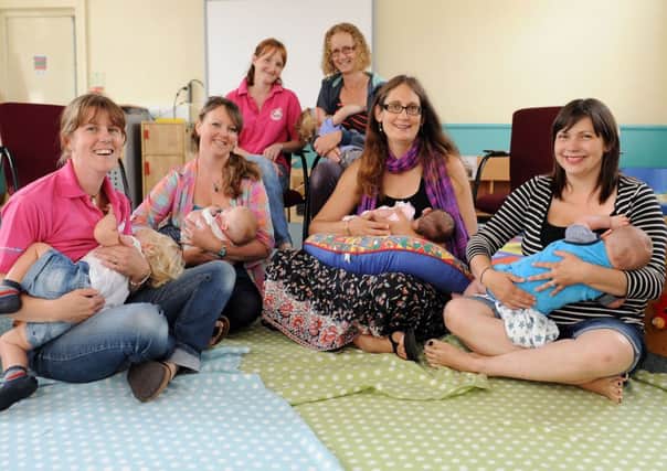 W26003H13 The MILK! breastfeeding support group at The Wave Children and Family Centre, Broadwater