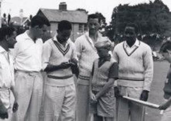 Garry Sobers when he played for Shepperton Cricket Club against East Preston CC in 1960