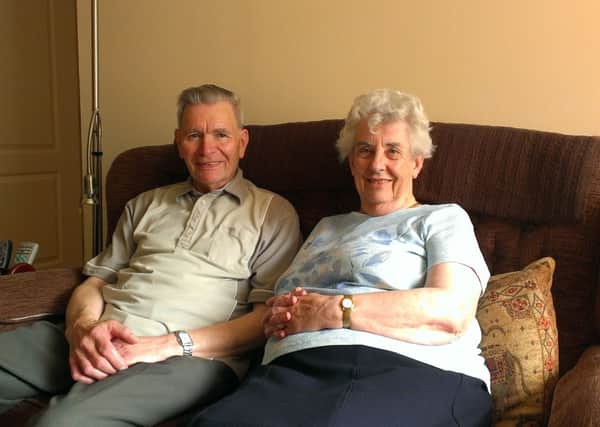 John and Betty Rudkin at home in Bognor Regis. John received a British Empire Medal in June 2013