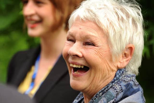 The reception for Dame Judi Dench at Ardingly Arts Festival, Ardingly College. 
Photo by Steve Robards