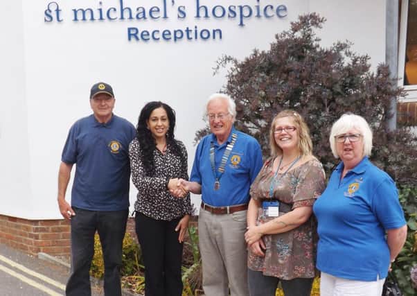 Lions aid hospice