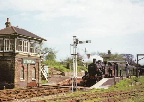 The old Steyning line, pictured in 1964