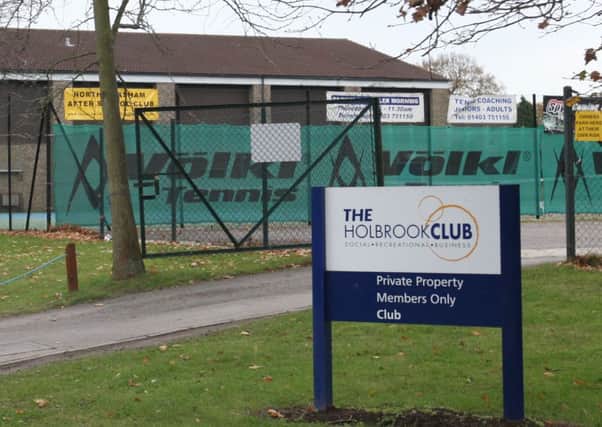 Horsham FC had permission for planning at The Holbrook Club turned down in 2008