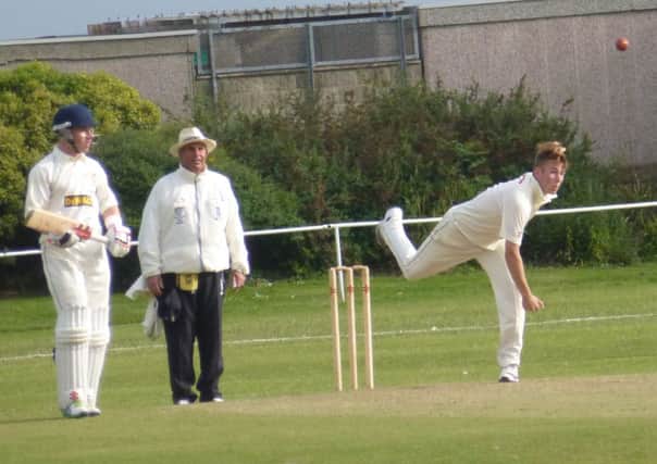 Josh Beeslee took two wickets in Bexhill's victory over Goring-by-Sea on Saturday. Picture by Simon Newstead