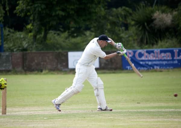 Portslade's Paul Glover on his way to 193 not out in his side's win at Clymping in the West Sussex Invitation League