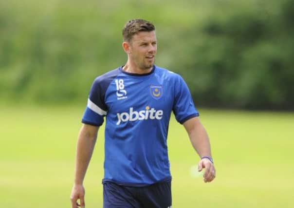 Tom Craddock during his first day at Pompey pre-season training   Picture: Allan Hutchings