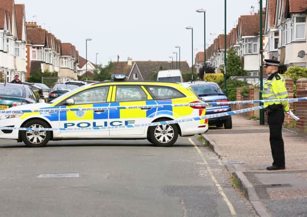 Police attend an incident in Newtown Road, Bognor Regis