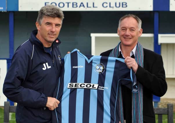 John Lambert (left) has resigned as manager of Sidley United Football Club