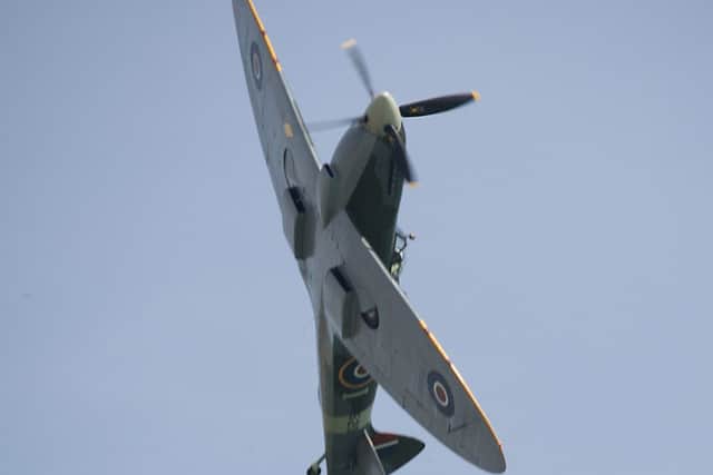 Spitfire at Littlehampton's Armed Forces Day