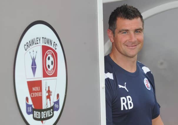 Richie Barker the new manager at Crawley Town (Pic by Jon Rigby)