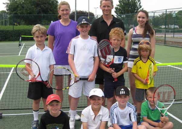The line-up for Chichester's latest tennis tournament