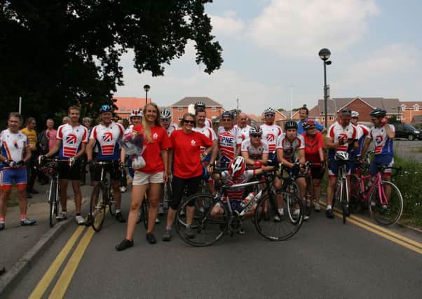 Linda Mizun with the Portsmouth North End Cycling Club
PICTURE BY LESLEY-ANNE LLOYD