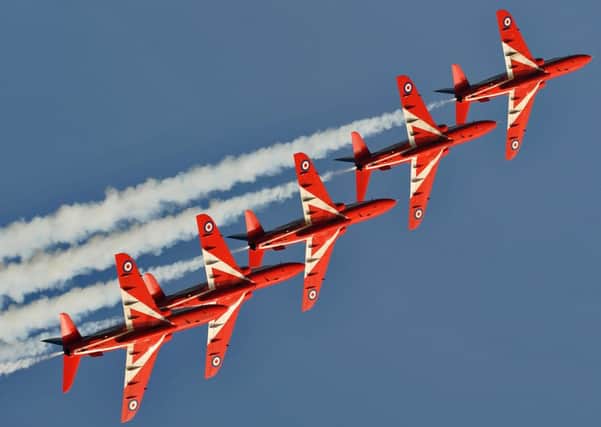 The Red Arrows. Picture is Crown Copyright.