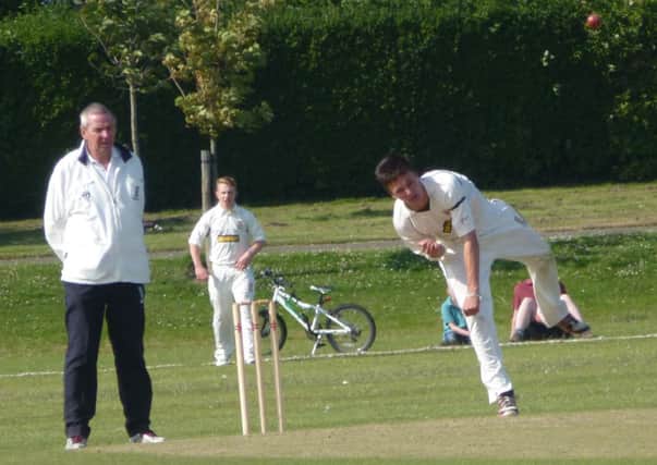 Elliot Hooper continued his sparkling form with the ball as Hastings Priory saw off Roffey. Picture by Simon Newstead