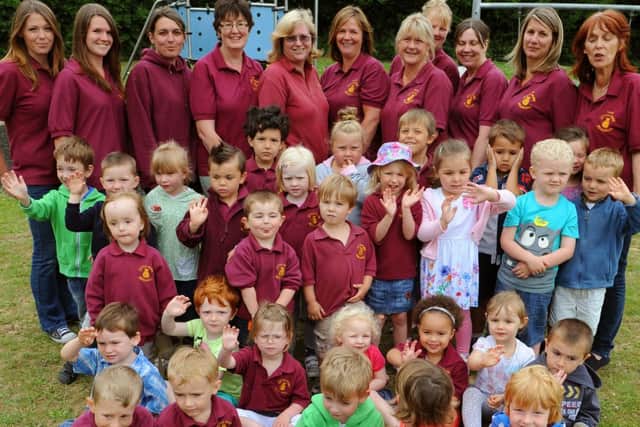 JPCT 120713  Little Bears Pre-School, Sullington, has received an outstanding Ofsted report. Photo by Derek Martin