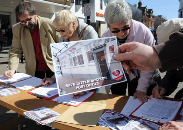 Thousands of people have signed the petition against proposals to move Littlehamptons Crown post office