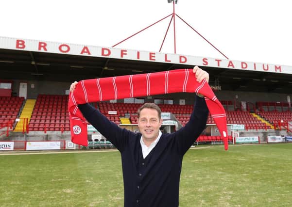 JAMES BOARDMAN / 07967642437
Crawley Town Football Clubs newly appointed Chief Executive Richard Low at the Broadfield Stadium in Crawley December 19, 2012.