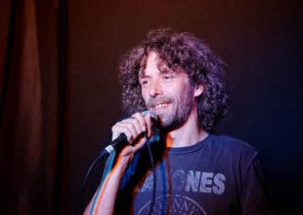 Ade Foiadelli - performing at Bexhill 's comedy club
