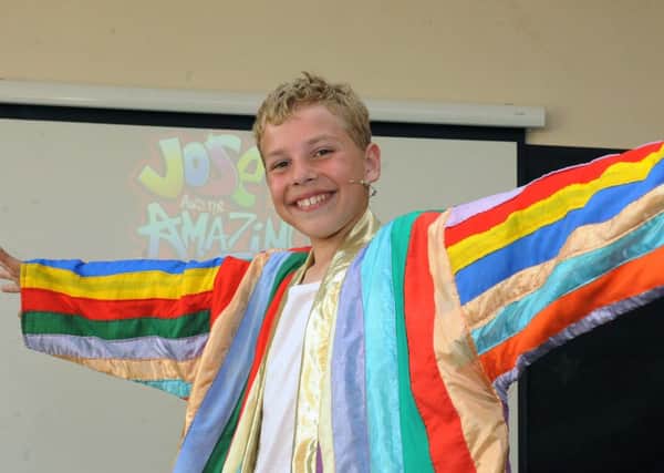 Year-six pupil Joel Grout, 11, stars as Joseph      L28934H13